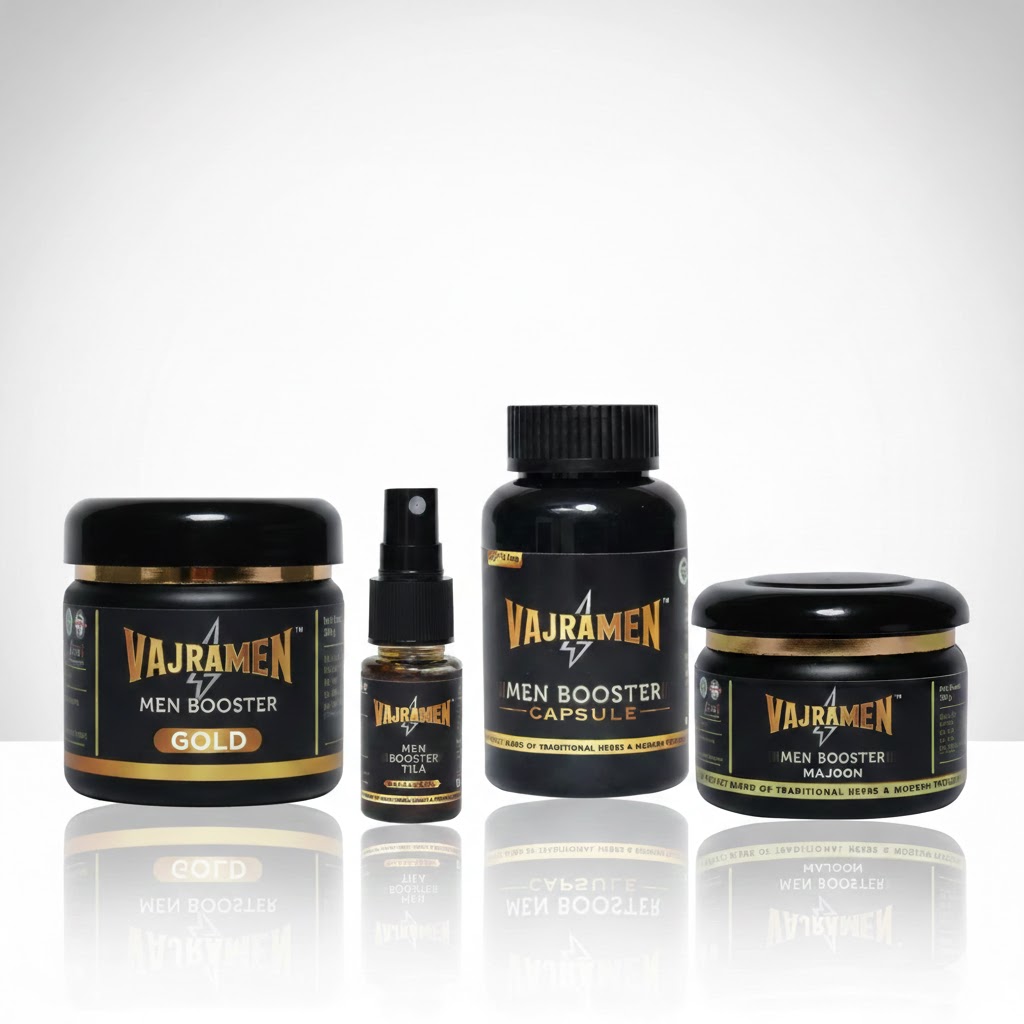 1 Gold Majoon 200gm +1  vajramen Capsule + 1 Tila Oil + 1 Majoon 100gm